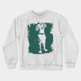 Green cool dog Crewneck Sweatshirt